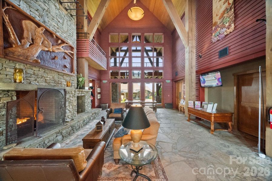 Inside of the Lodge at Mtn Air
