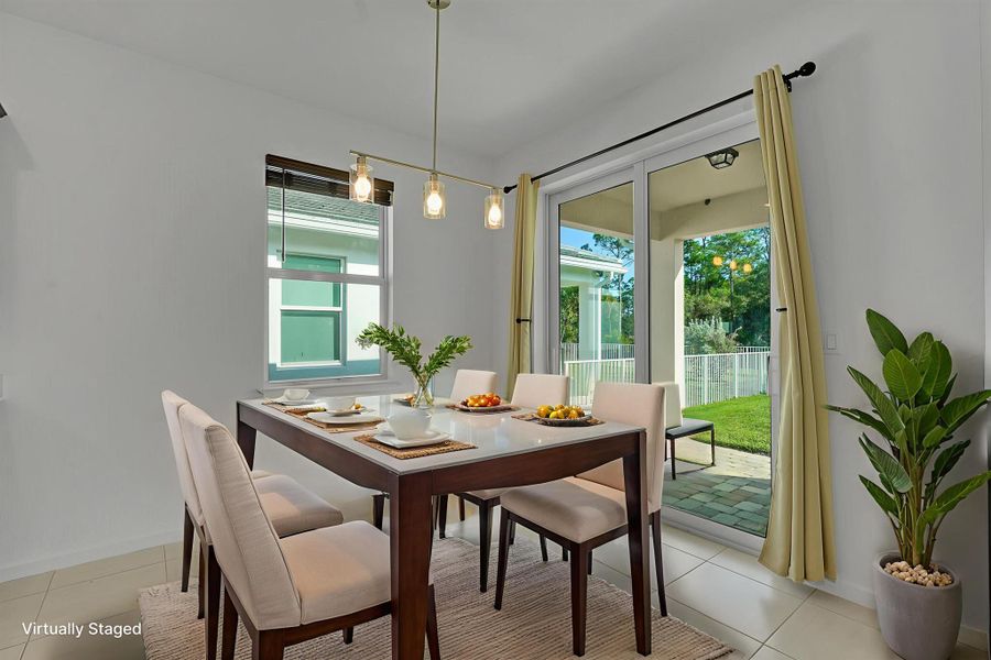Furnished interior view inside a new home in , Stuart (Image 14).