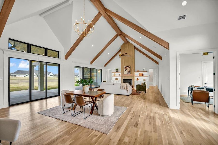 Furnished interior view inside a new home in , Aledo (Image 13).