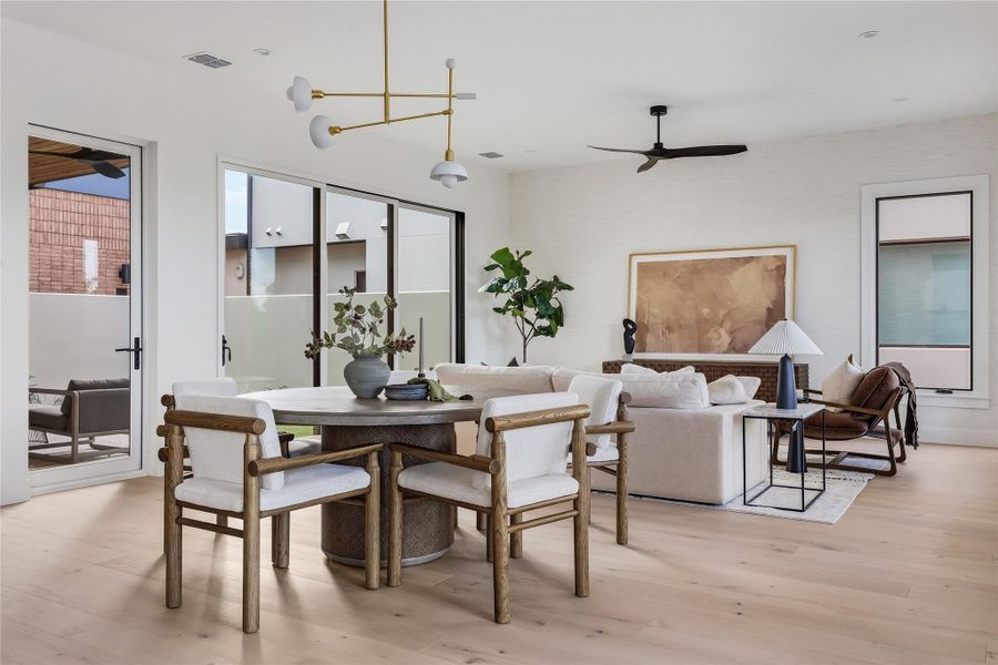 Furnished interior view inside a new home in , Austin (Image 14). Furnished interior view inside a new home in , Austin (Image 14).
