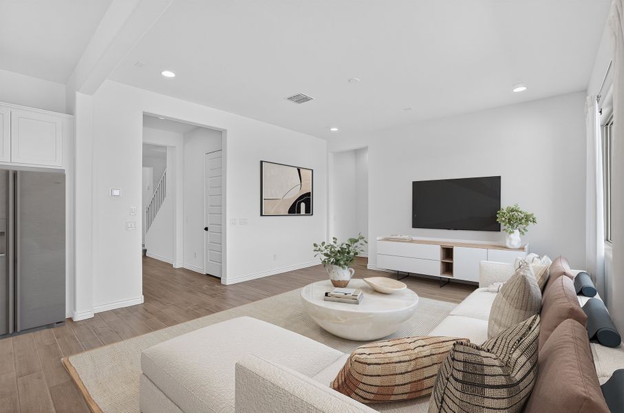 Furnished interior view inside a new home in Hawes Crossing, Mesa (Image 7).