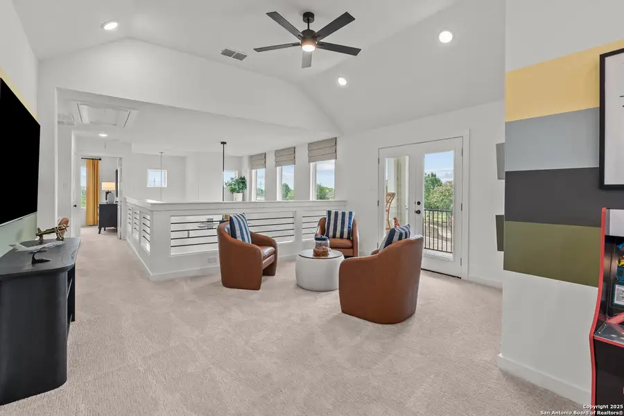 Furnished interior in a model home at The Crossvine – Garden Homes in Schertz (Image 11). Furnished interior in a model home at The Crossvine – Garden Homes in Schertz (Image 11).