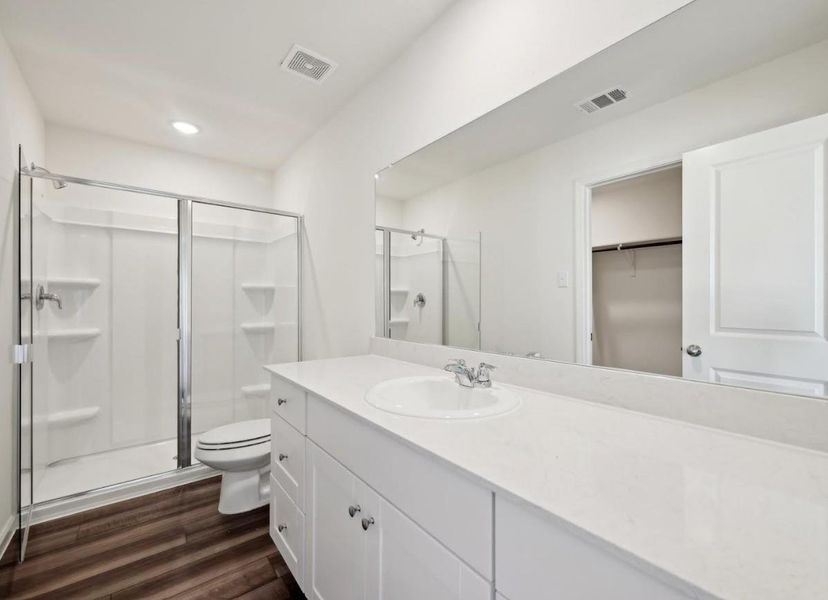 Furnished interior view inside a new home in Eagles Landing, Elgin (Image 8).