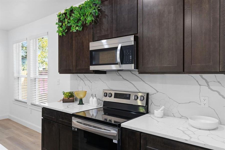 Furnished interior view inside a new home in , Dallas (Image 10).