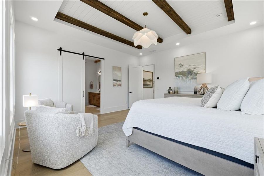 Furnished interior view inside a new home in Echo at Crabapple, Milton (Image 52).