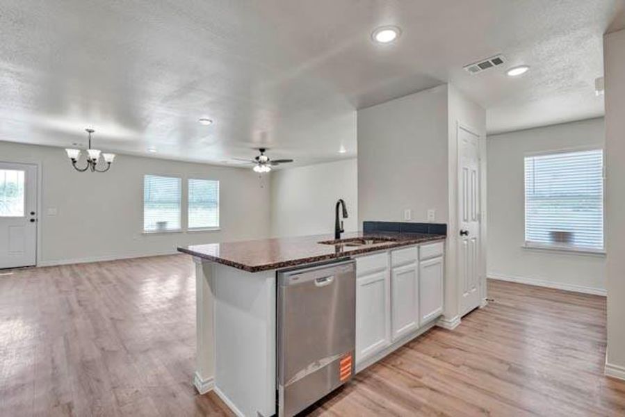 Furnished interior view inside a new home in , Fort Worth (Image 6).
