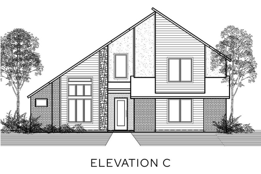 Representative rendering of the exterior for the The Milan by Lillian Custom Homes (Image 8).