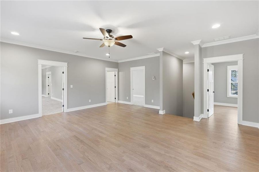 Spacious, unfurnished interior of a new home in , Buford (Image 46).