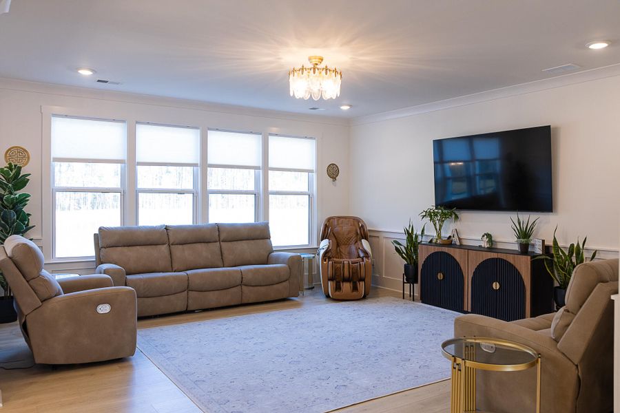 Furnished interior view inside a new home in , Ravenel (Image 36).