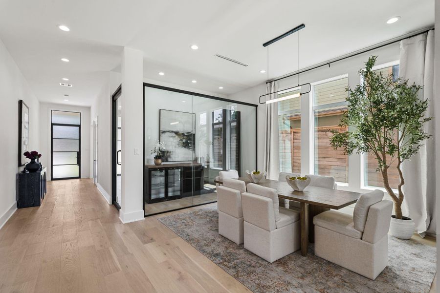 Furnished interior view inside a new home in , Houston (Image 28).