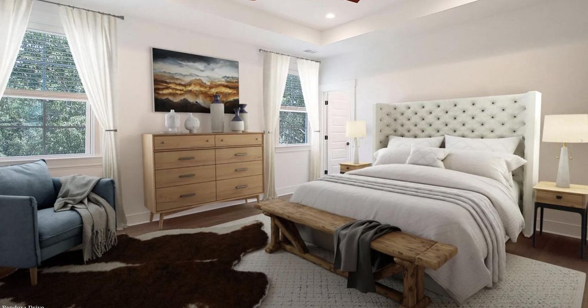 Furnished interior view inside a new home in , Johns Island (Image 7).