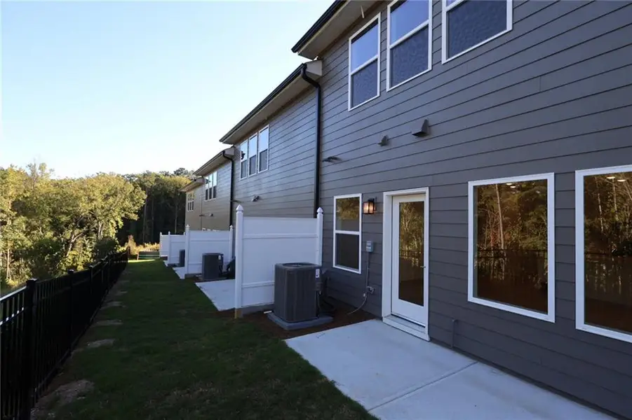 Exterior details and patio area of a home in Grandview Terrace, Canton (Image 2). Exterior details and patio area of a home in Grandview Terrace, Canton (Image 2).