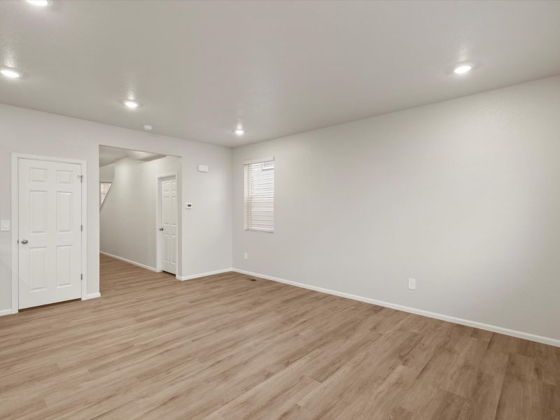 Spacious, unfurnished interior of a new home in Lorson Ranch: The Trail Collection, Colorado Springs (Image 9).