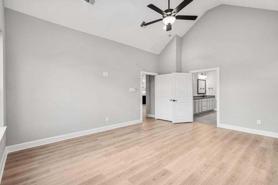 Spacious, unfurnished interior of a new home in The Highlands 55' - Encore Collection, Porter (Image 18). Spacious, unfurnished interior of a new home in The Highlands 55' - Encore Collection, Porter (Image 18).