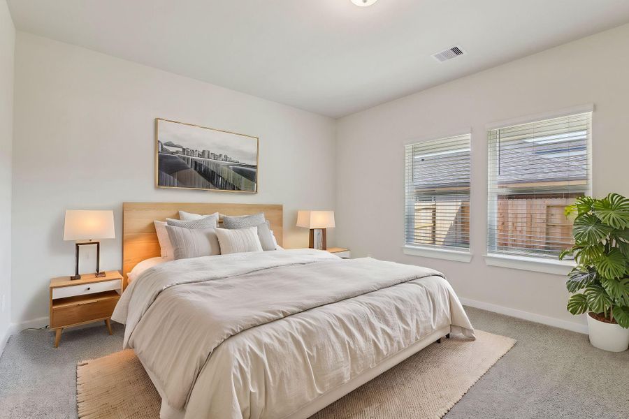 Furnished interior view inside a new home in Landing Meadows - Premier Series, New Caney (Image 6).