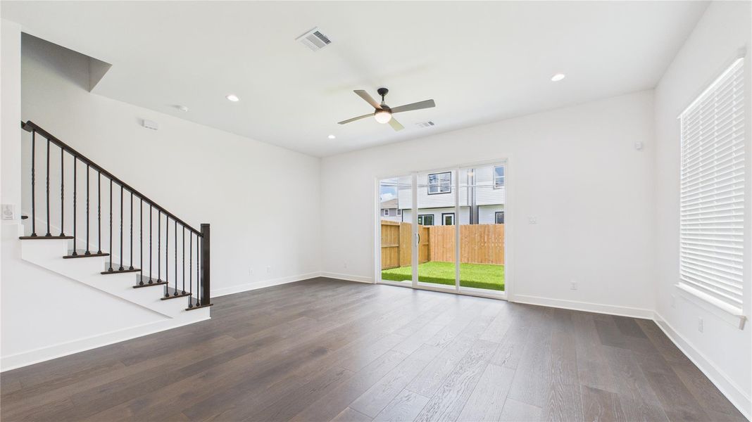 Spacious, unfurnished interior of a new home in Skyline Homes at Lozier, Houston (Image 20).
