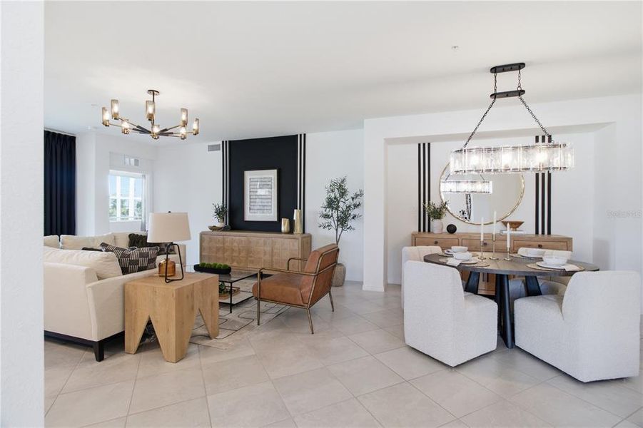 Furnished interior view inside a new home in , Lakewood Ranch (Image 40).