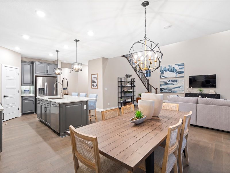 The Bluebell floorplan interior image taken at a Meritage Homes community in Littleton, CO.