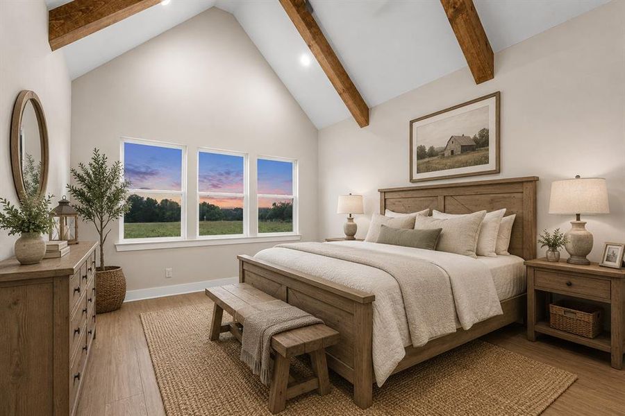 Furnished interior view inside a new home in , Greenville (Image 14).