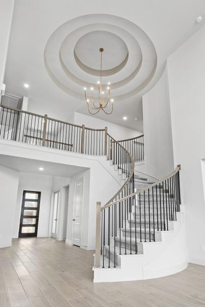 Spacious, unfurnished interior of a new home in Bridgeland, Cypress (Image 14).