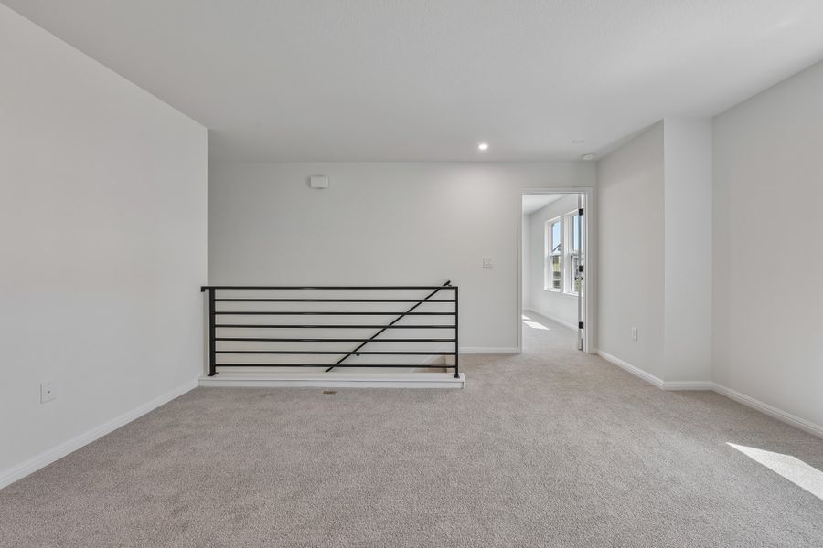 Spacious, unfurnished interior of a new home in Saddle Ridge at Wildhorse Ranch, Austin (Image 15). Spacious, unfurnished interior of a new home in Saddle Ridge at Wildhorse Ranch, Austin (Image 15).