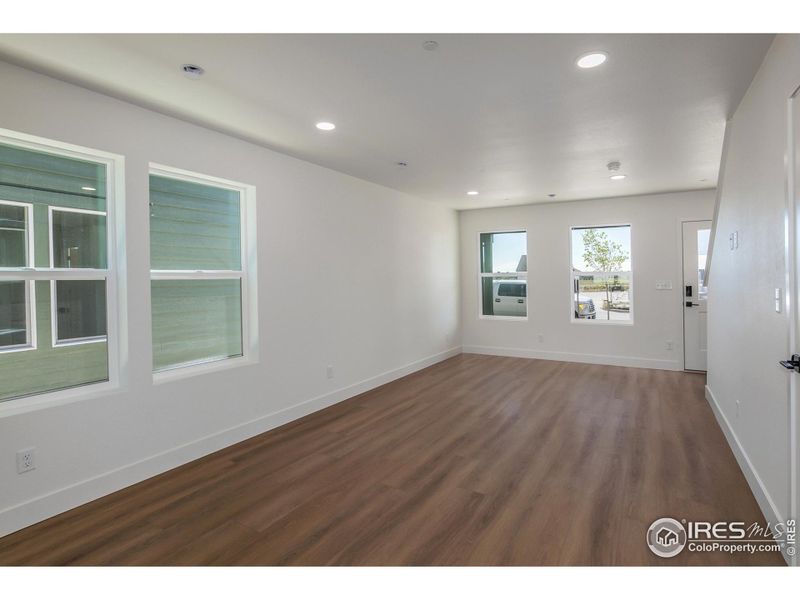 LIVING ROOM AND DINING