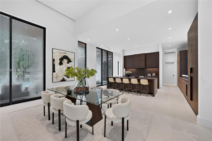 Furnished interior view inside a new home in , Miami (Image 8).