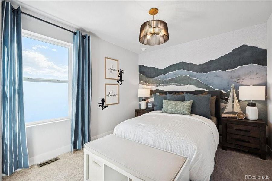 Furnished interior view inside a new home in Coyote Creek, Fort Lupton (Image 18). Furnished interior view inside a new home in Coyote Creek, Fort Lupton (Image 18).