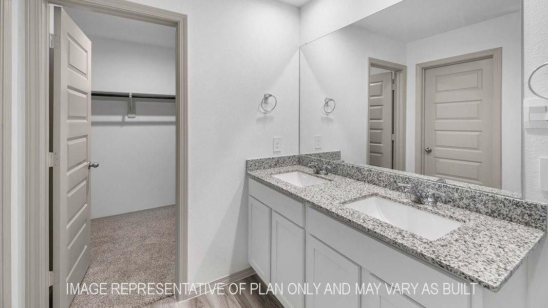 Furnished interior view inside a new home in Reserve at Mallard Lakes, Orange (Image 10).