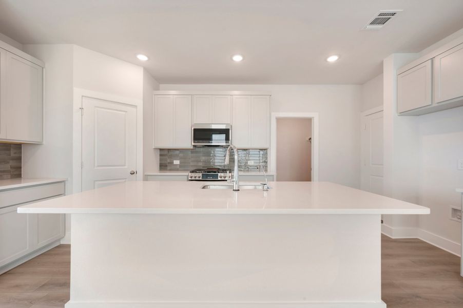 Furnished interior view inside a new home in The Meadows, Denton (Image 6).