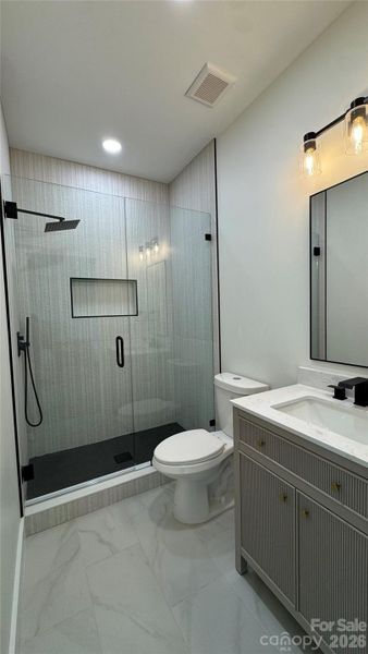 Furnished interior view inside a new home in , Monroe (Image 40).