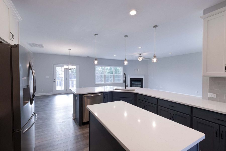 Representative furnished interior of a home built from the Bladen by Caviness & Cates Communities in Maggie Way, Wendell (Image 128).