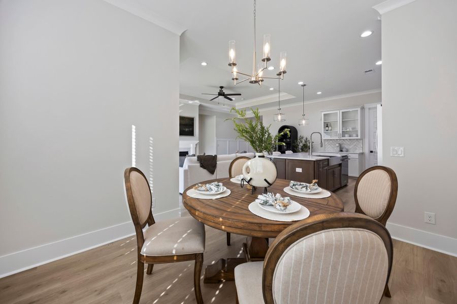 Furnished interior view inside a new home in , Hardeeville (Image 16).