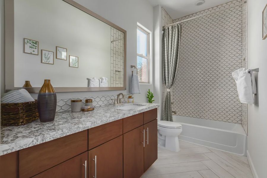 Furnished interior view inside a new home in Bellero Estates, Queen Creek (Image 15).