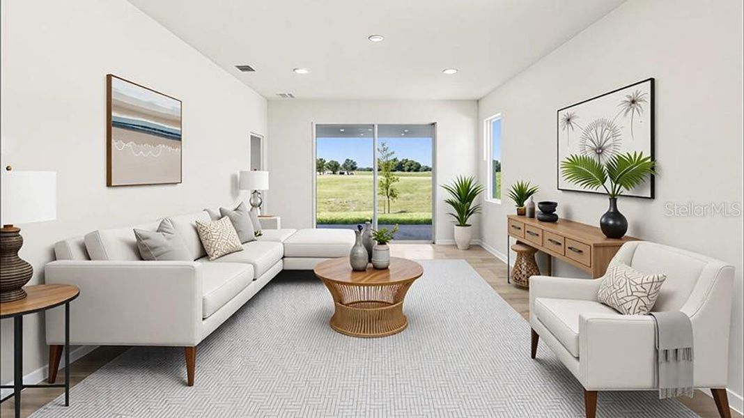 Furnished interior view inside a new home in Twisted Oaks, Wildwood (Image 6).