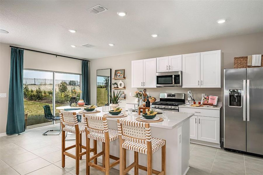 Furnished interior view inside a new home in Waterstone, Groveland (Image 9). Furnished interior view inside a new home in Waterstone, Groveland (Image 9).