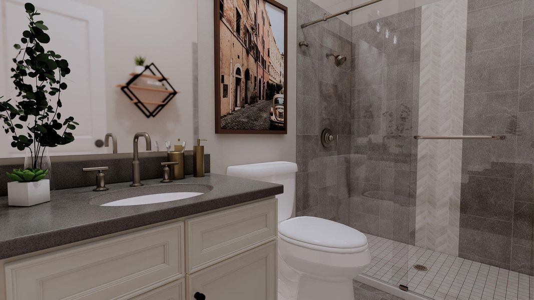 Furnished interior view inside a new home in Nexton – Midtown – The Garden Collection, Summerville (Image 8).