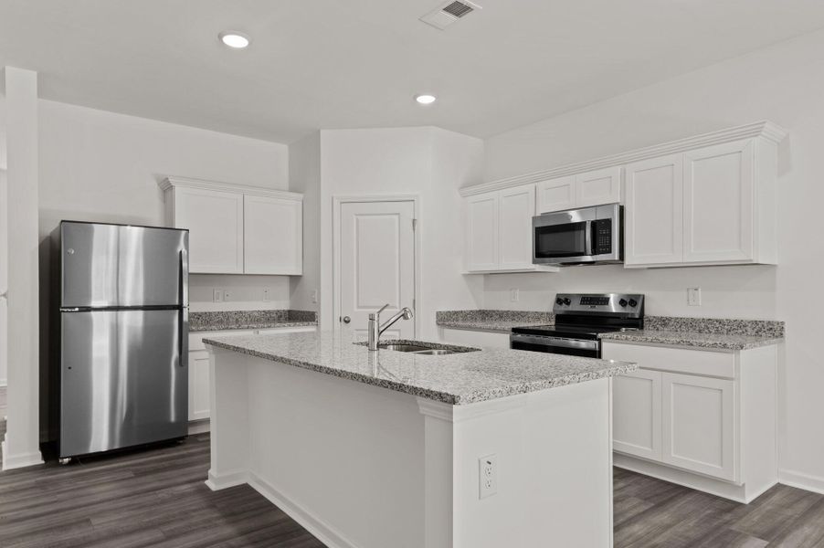 Representative furnished interior of a home built from the Solstice by Starlight Homes in Noble Ridge, Howe (Image 13).