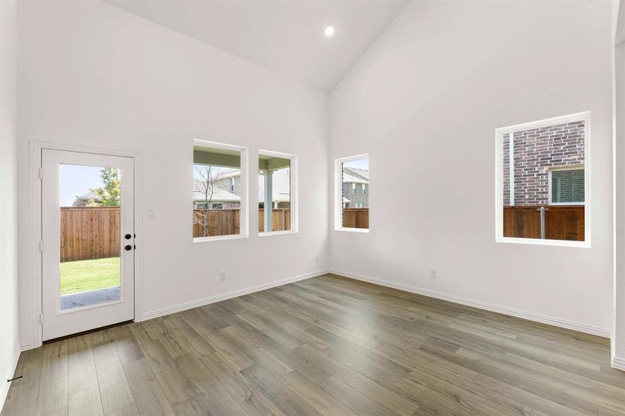 Spacious, unfurnished interior of a new home in Creekview Fossil Ridge, Pilot Point (Image 24). Spacious, unfurnished interior of a new home in Creekview Fossil Ridge, Pilot Point (Image 24).