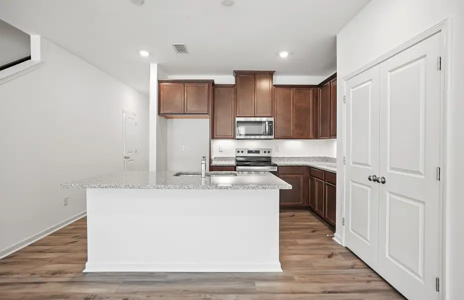 Furnished interior view inside a new home in Mallard Park, Charlotte (Image 9). Furnished interior view inside a new home in Mallard Park, Charlotte (Image 9).