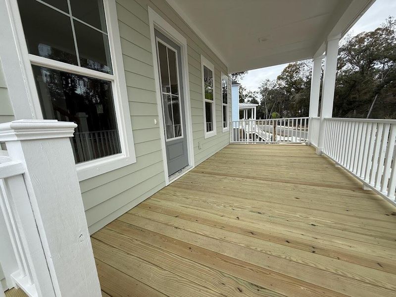 Exterior details and patio area of a home in , Johns Island (Image 16).