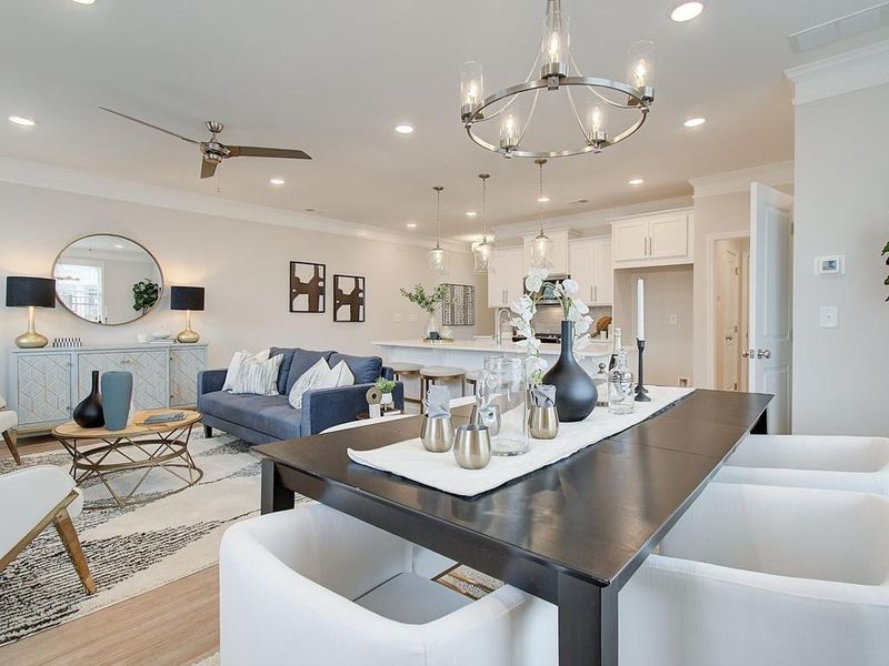Furnished interior view inside a new home in Cherokee Township, Acworth (Image 18).