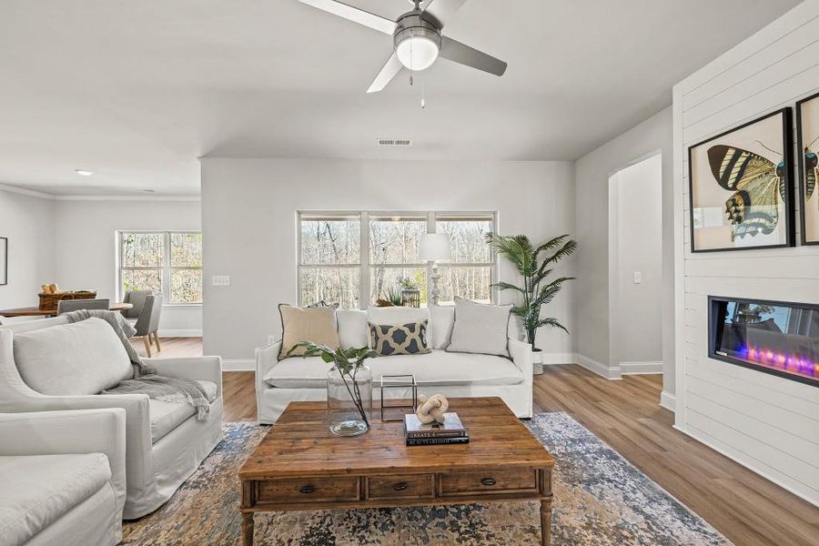 Furnished interior view inside a new home in , Homer (Image 15).