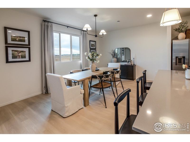 Furnished interior view inside a new home in Granary Trailblazer Collection - Single Family Homes, Johnstown (Image 30).