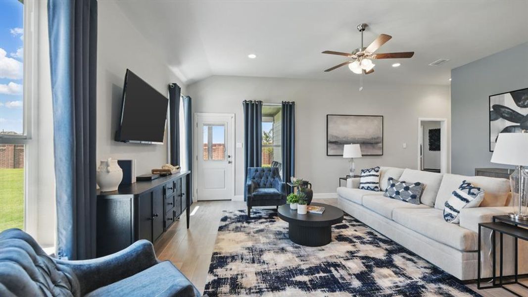 Furnished interior view inside a new home in Treeline, Justin (Image 13).
