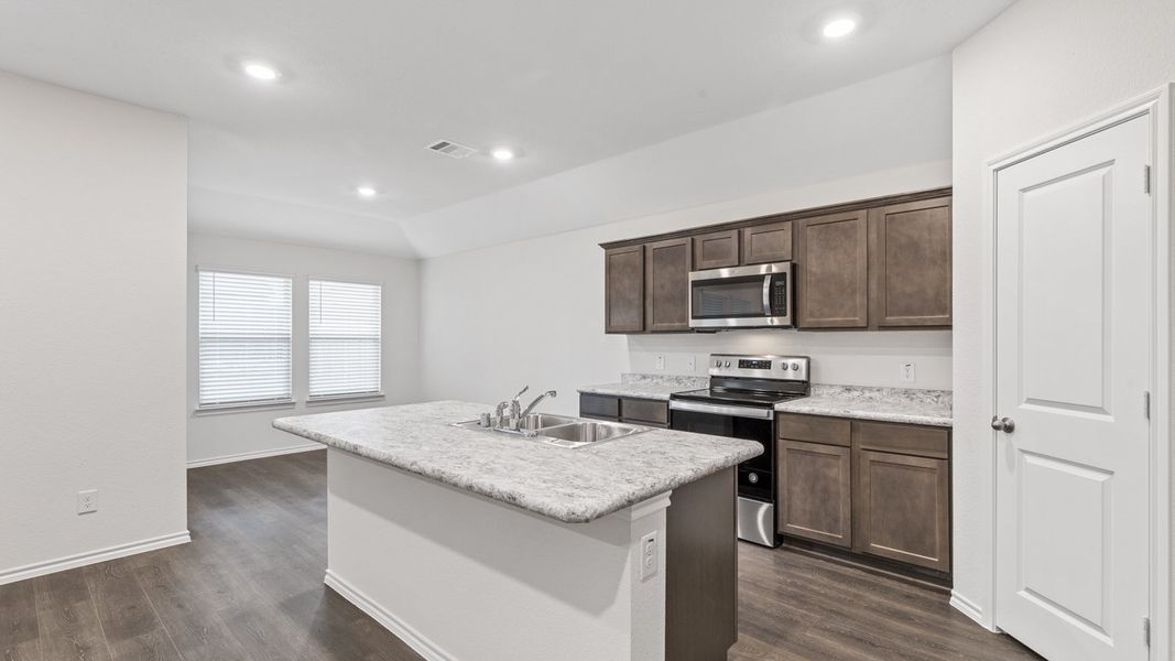 Representative furnished interior of a home built from the Florence by D.R. Horton in Blaire Lake, Tyler (Image 4).