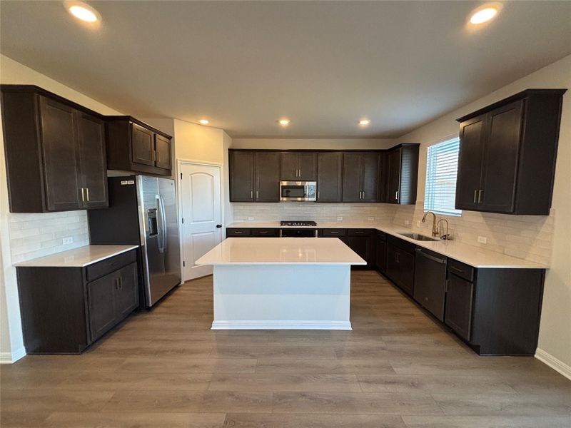 Furnished interior view inside a new home in Cannon Ranch 45s, Dripping Springs (Image 9).