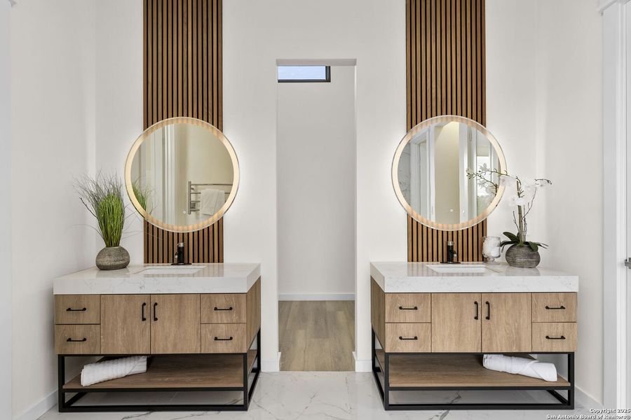 Furnished interior view inside a new home in , Spring Branch (Image 5).