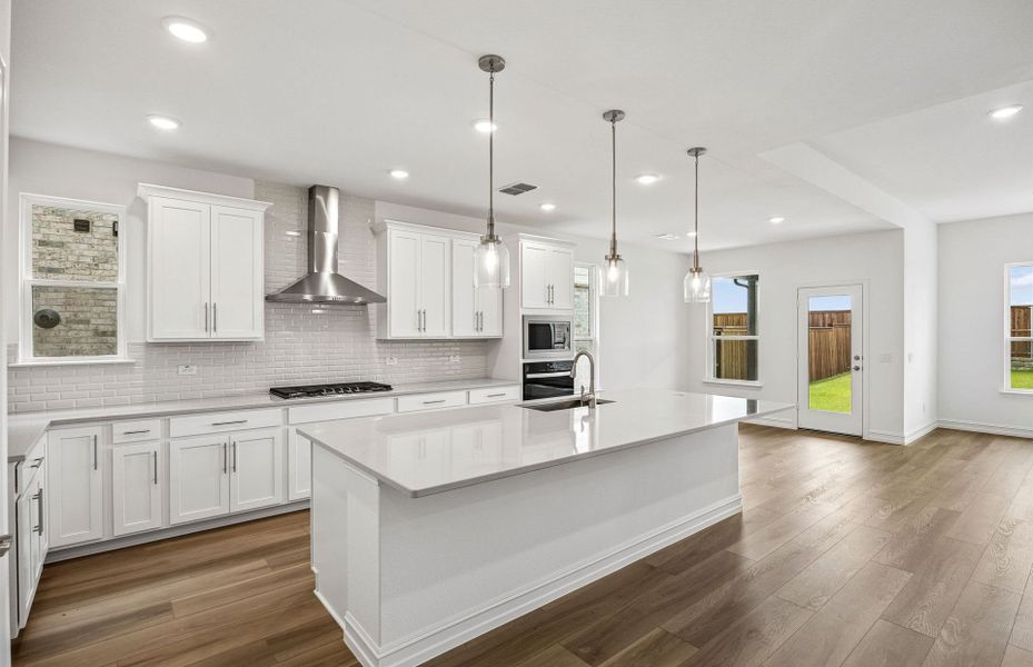 Furnished interior view inside a new home in Creekview Meadows, Pilot Point (Image 9).