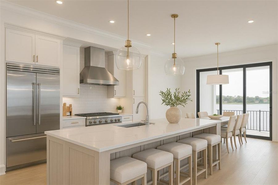 Furnished interior view inside a new home in , St. Petersburg (Image 7).